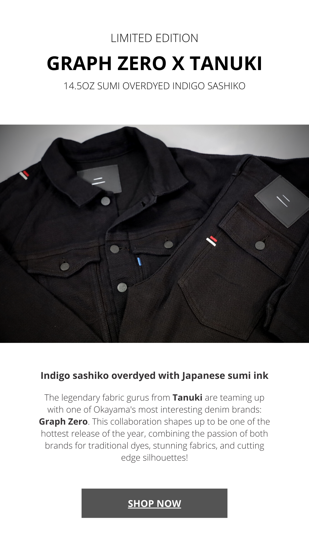 Graph Zero X Tanuki Collab Collection Denimio graph-zero-x-tanuki-collab-collection-denimio